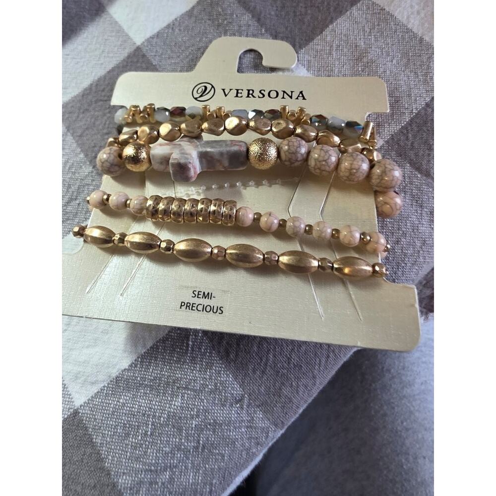 Versona Semi-Precious Beaded Bracelet Set